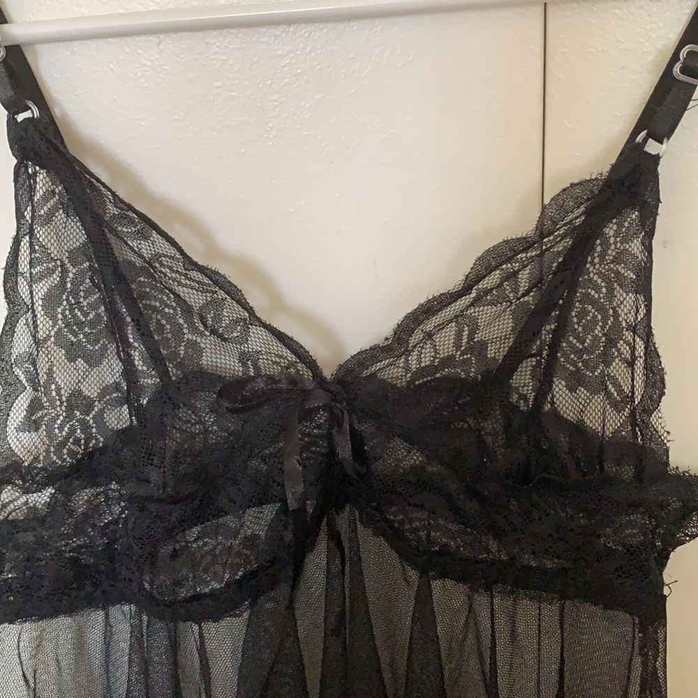 3/$10 - Black tulle lingerie - Picture 3 of 4